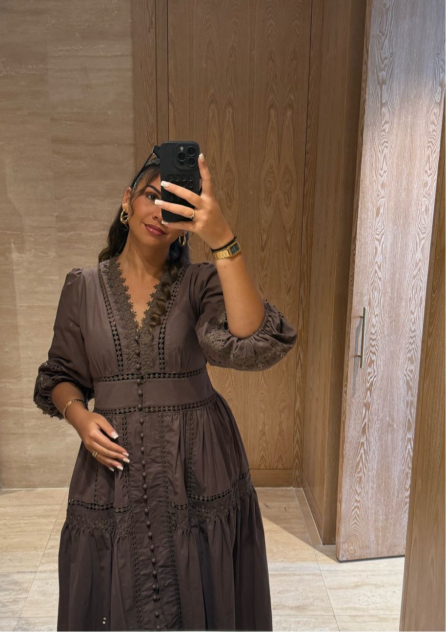 ROBE MIA marron