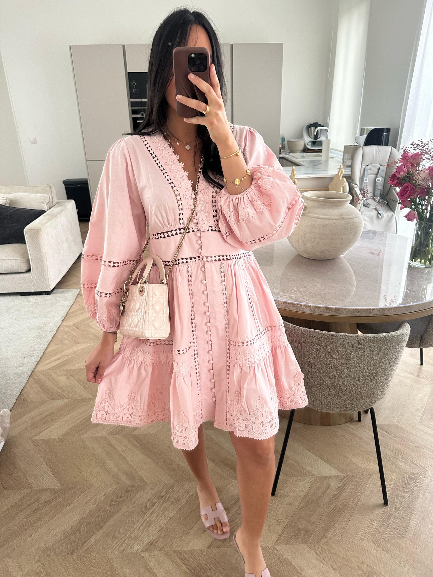 ROBE LENA rose
