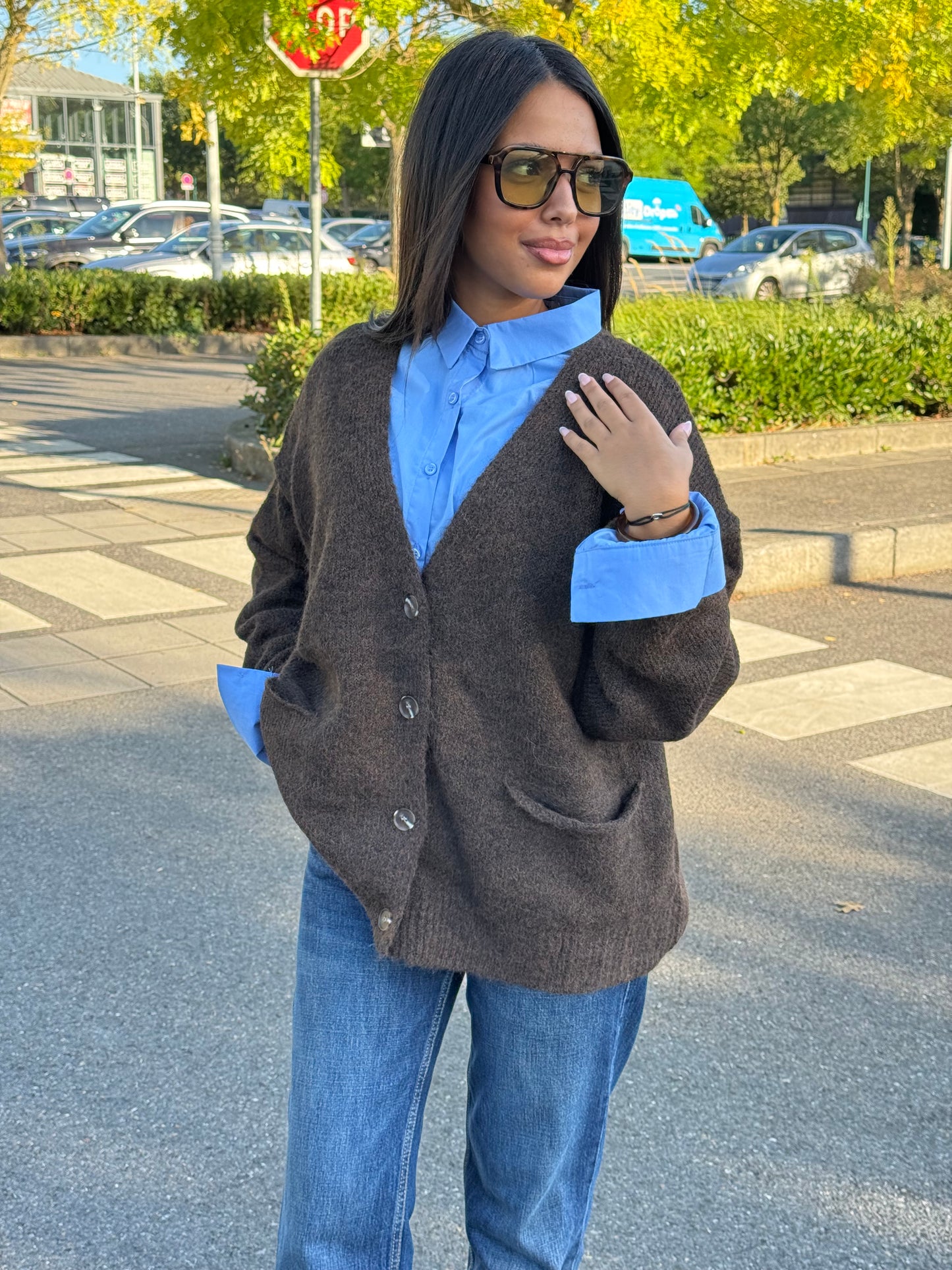 Gilet Marron