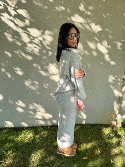 Ensemble Mya gris beige