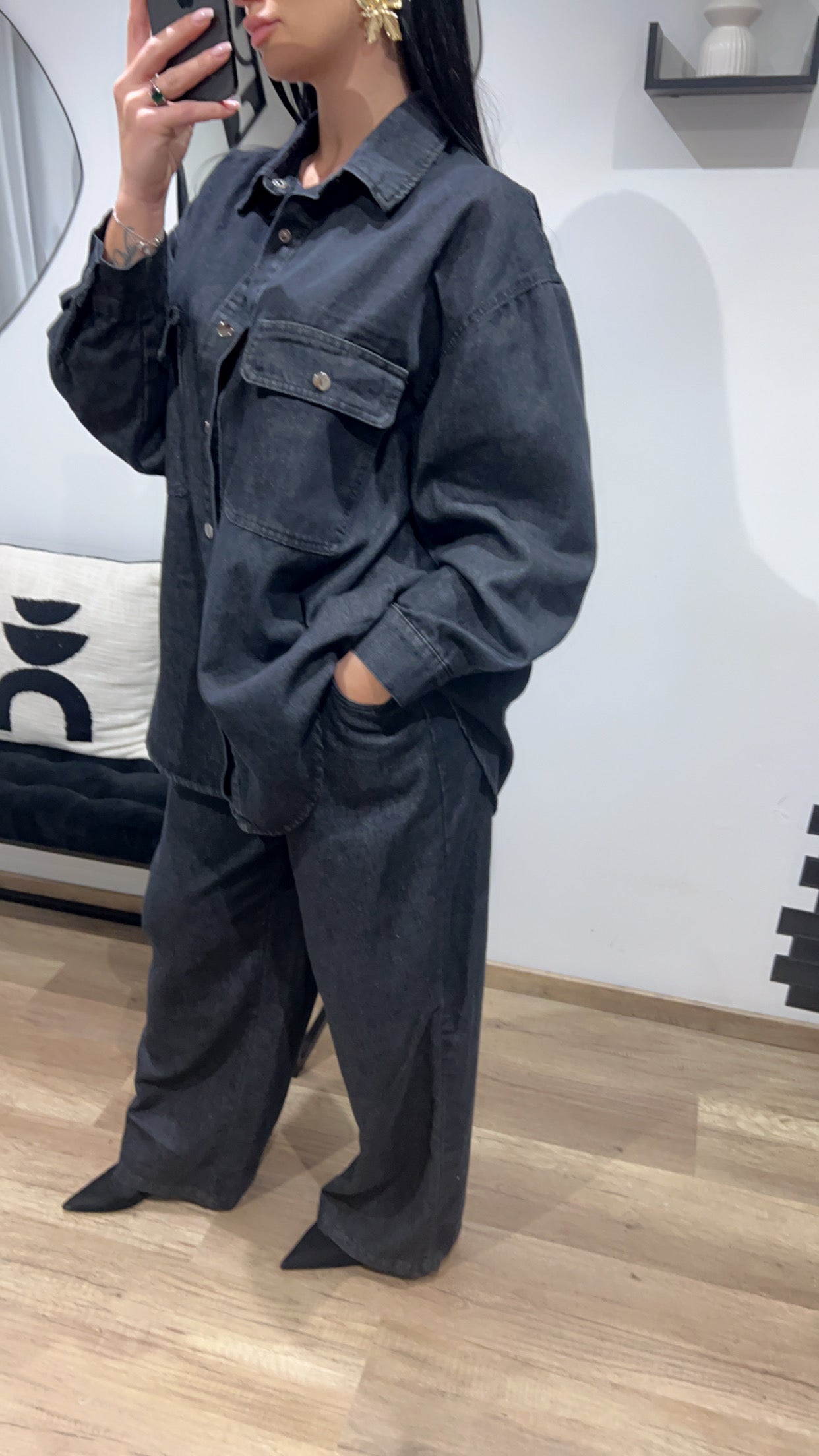 Ensemble jean foncé