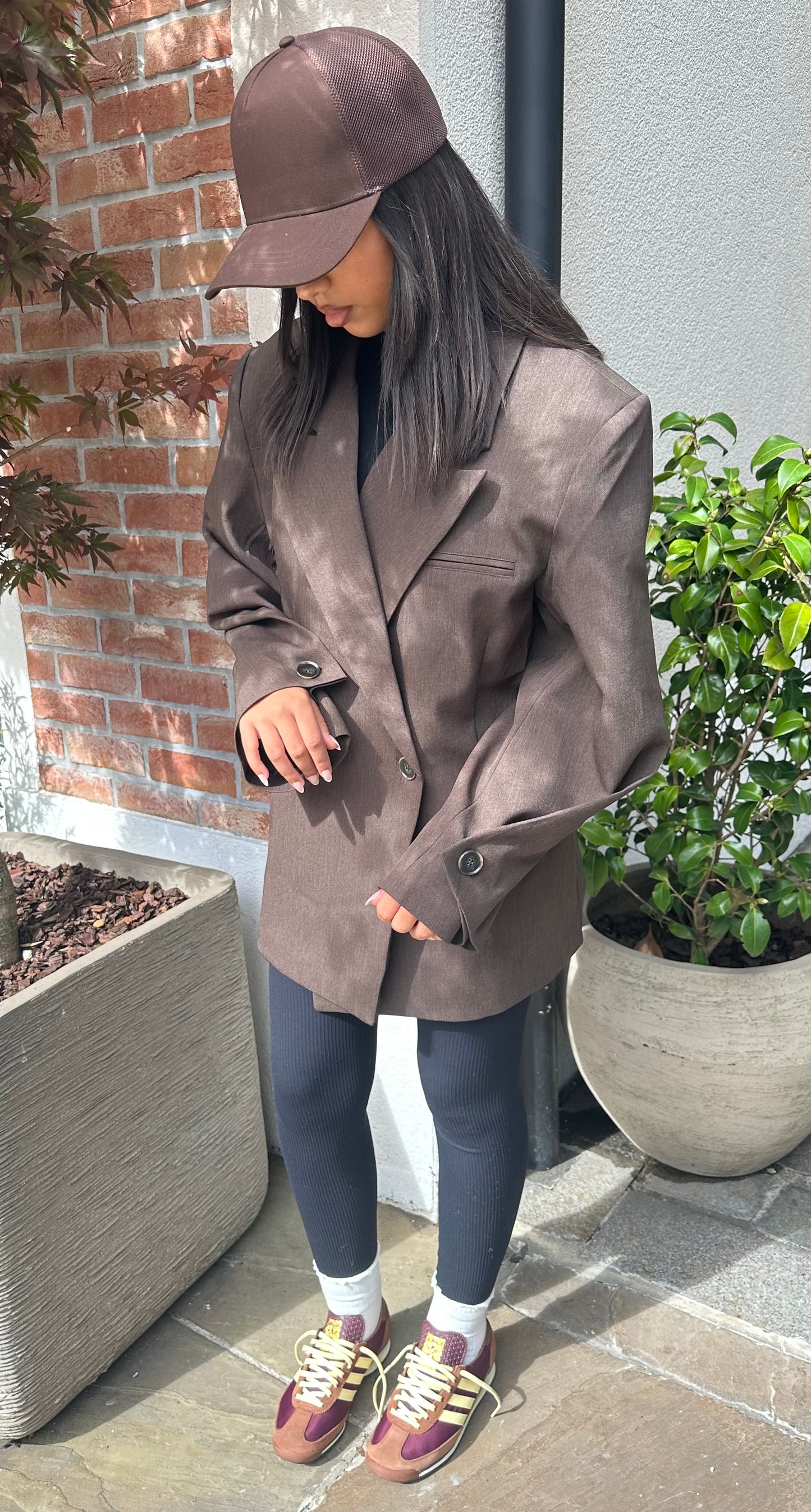 Blazer Necerine marron