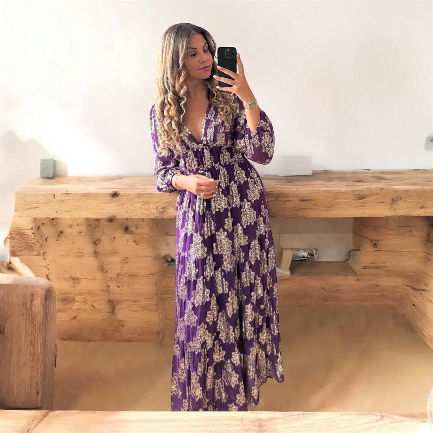 ROBE LILAS violette