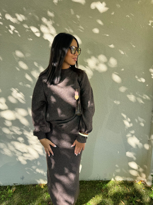 Ensemble Mya marron