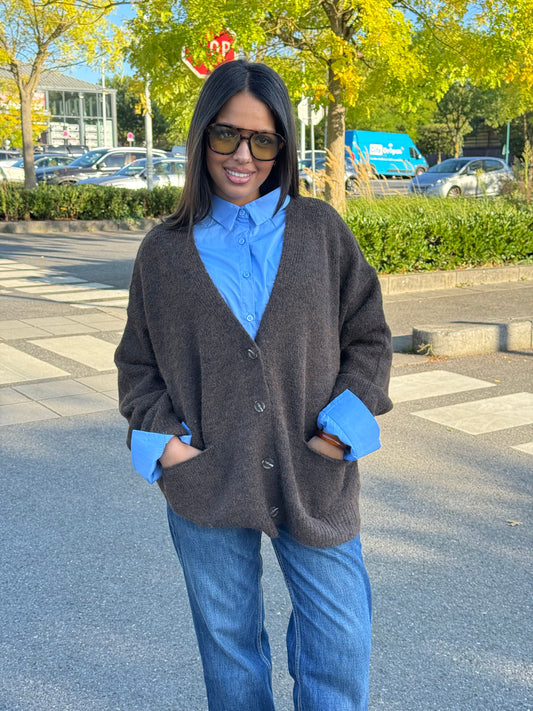 Gilet Marron